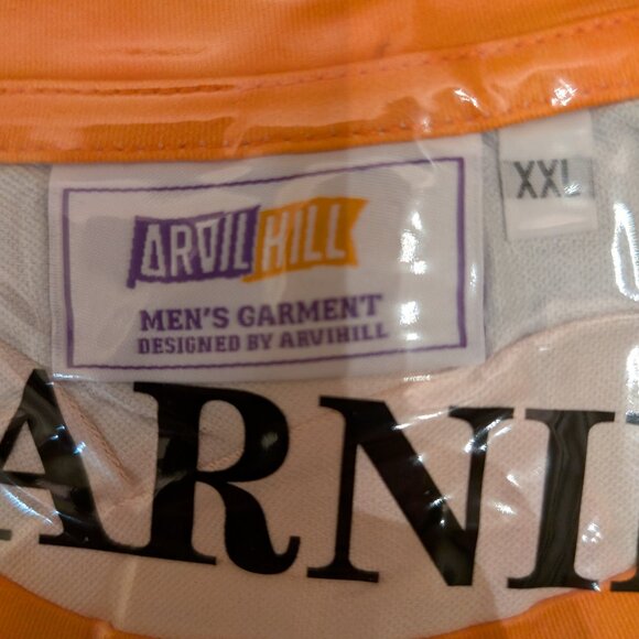 arvil hill Orange Jack-O'-Lantern T-Shirt Size XXL NWT - Picture 7 of 8